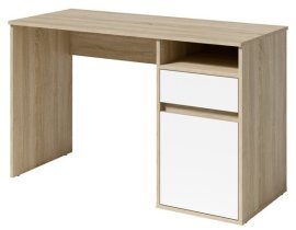 Schreibtisch Billa 60 - Eiche Sonoma/Weiß