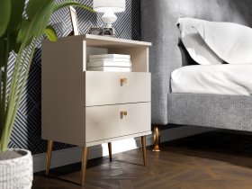 Meblosiek - Nachttisch High 22 – beige (1 Stück)