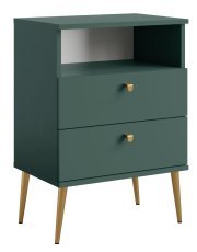 Set aus zwei Nachttischen High 22 - grün
