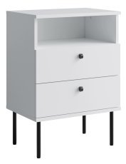 Set aus zwei Nachttischen High II 22 - weiß