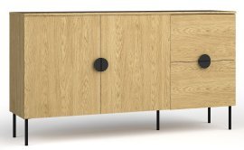 Kommode Mond 03 2D2SZ - Eiche Baltic