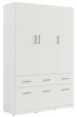 Drehtürenschrank mit drei Türen und Schubladen Tallin 04 B