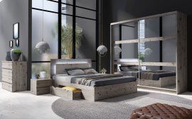 Schlafzimmer Togo - Eiche Wellington