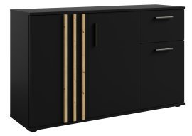 Kommode Toll 02 B - schwarz