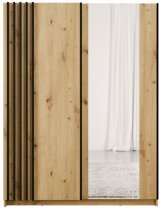 Meblosiek - Kleiderschrank mit Schiebetüren Bayadero 10 III – Eichenholz Artisan