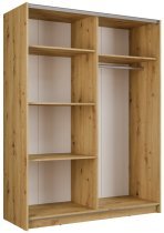 Meblosiek - Kleiderschrank mit Schiebetüren Bayadero 10 III – Eichenholz Artisan