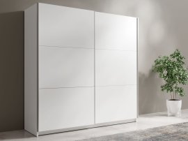 Kleiderschrank mit Schiebetüren Arsala 11 – 200 cm – Weiß