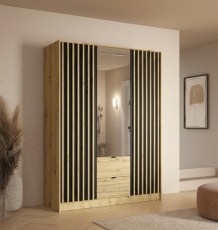 Kleiderschrank Katania 19 – 150 cm – Eiche Artisan