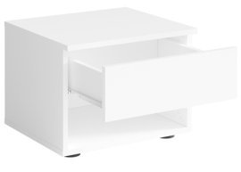 Set aus zwei Nachtkästchen Fino – Weiß