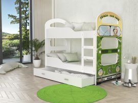 Etagenbett Dominik 1908 N - 80x190 cm (5 Farben)