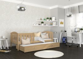 Bett mit zusätzlichem Bett Kubus P2 - 80x190 cm