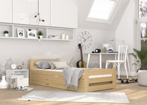 Bett mit Stauraum Dawid - 90x200 cm