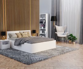 Kastenbett Panama plus - 140x200 cm weiß