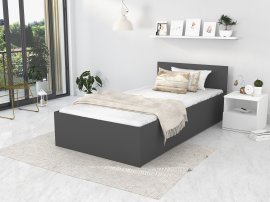 Bett Panama - 90x200 cm - grau