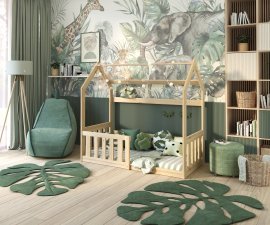 Kinder-Hausbett Goffy – 80 x 160 cm