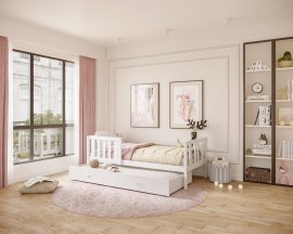 Bett Nemo P2 MDF mit Zusatzbett – 80 x 190 cm
