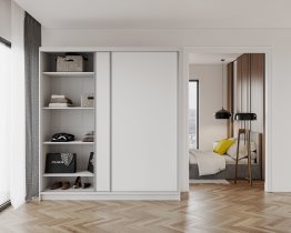 AJK Meble - Kleiderschrank Denver mit Schiebetüren – 200 cm