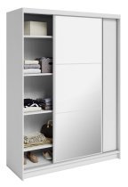 AJK Meble - Kleiderschrank Denver mit Schwebetüren und Spiegel – 160 cm