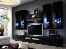 Multimedia-TV-Regal Lyra Night 300 cm - LED