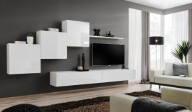 Multimedia TV Regal Switch X 330 cm - weiß