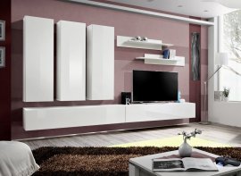 Multimedia-TV-Regal FLY E1 320 cm - weiß