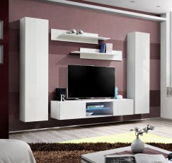 Multimedia TV Regal FLY O1 260 cm LED - weiß