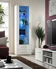 Vitrine Neo I LED - weiß