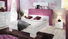 Bett Vicky 140x200 - zweifarbig