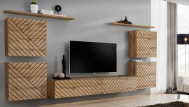 Regal für das Wohnzimmer Switch IV - Eiche Wotan