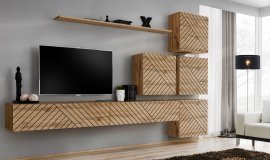 Regal für das Wohnzimmer Switch IX- Eiche Wotan