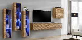 Regal für das Wohnzimmer Switch XIII - Eiche Wotan