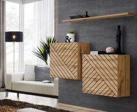 Set für das Wohnzimmer Switch I - Eiche Wotan