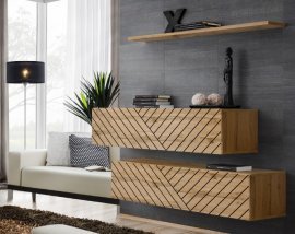 Set für Wohnzimmer Switch II - Eiche Wotan