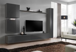 Regal für das Wohnzimmer Switch VIII 280 cm - graphit