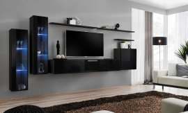 Regal für Wohnzimmer Switch XI 330 cm LED - schwarz
