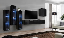 Regal für das Wohnzimmer Switch XIII 330 cm LED - schwarz