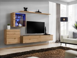 Regal für das Wohnzimmer Switch XV 250 cm LED - Wotan