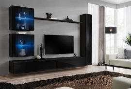 Regal für das Wohnzimmer Switch XVIII 280 cm LED - schwarz