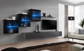 Regal für das Wohnzimmer Switch XX 310 cm LED - schwarz/grafit