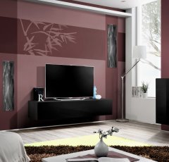 Regal für das Wohnzimmer FLY 30 - schwarz