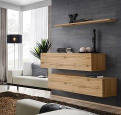 Regal für das Wohnzimmer Switch SB II - Wotan Eiche