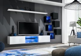 Regal für das Wohnzimmer Switch XXI LED - weiß/schwarz