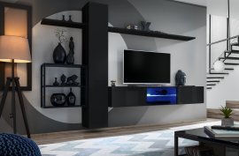 Regal für das Wohnzimmer Switch Met V - schwarz