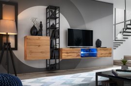 Regal für das Wohnzimmer Switch Met VI - Wotan Eiche
