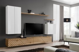 Regal für das Wohnzimmer Switch II - Weiß/Votan