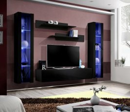 Regal für das Wohnzimmer FLY A2 - schwarz
