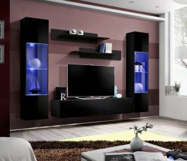 Regal für das Wohnzimmer FLY A3 - schwarz