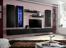 Regal für Wohnzimmer FLY E4 - schwarz