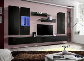 Regal für das Wohnzimmer FLY E5 - schwarz