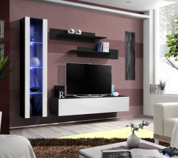 Regal für das Wohnzimmer FLY G2 - schwarz/weiß